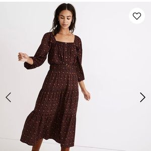 Madewell tiered maxi skirt in Orchard Floral